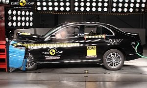 Mercedes-Benz C-Class W205 Gets Crash Tested by Euro NCAP