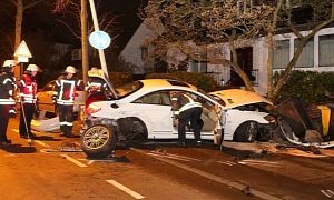 Mercedes-Benz CL 65 AMG Crash in Germany Makes us Sad