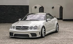 Mercedes-Benz CL W215 Dressed in Wide Body Kit from Poland
