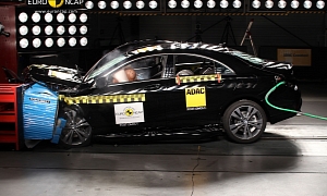 Mercedes-Benz CLA Gets Crash Tested by EuroNCAP