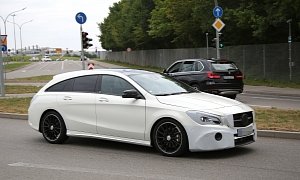 Mercedes-Benz CLA Shooting Brake Spied Once Again, Coming Early 2016