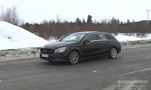 Mercedes-Benz CLA Shooting Brake (X117) Spied Winter Testing