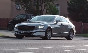 Mercedes-Benz CLS (C218) Facelift Spotted Near Stuttgart