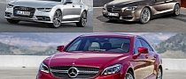 Mercedes-Benz CLS vs Audi A7 vs BMW 6 Gran Coupe Design Battle