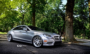 Mercedes-Benz CLS550 Shines on 20-inch D2Forged Wheels