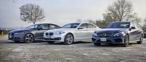 Mercedes-Benz E 250 BlueTec 4Matic vs BMW 535d xDrive vs Audi A6 3.0 TDI