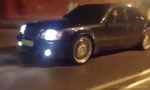 Mercedes-Benz E 500 Driver Trying to Tafheet in Russia <span>· Video</span>
