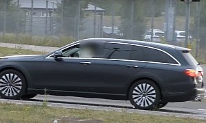 Mercedes-Benz E-Class All Terrain Shows Up in Traffic, Gets Closer to Production