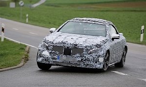 Mercedes-Benz E-Class Cabrio Spied While Testing