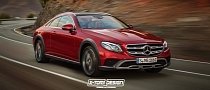 2018 Mercedes-Benz E-Class Coupe All-Terrain Rendered as Jacked-Up Grand Tourer