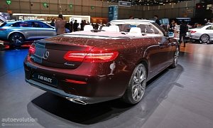Mercedes-Benz E-Class Goes Topless At The 2017 Geneva Motor Show