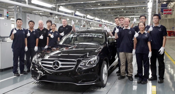 The first Mercedes-Benz E-class W212 Facelift with LWB