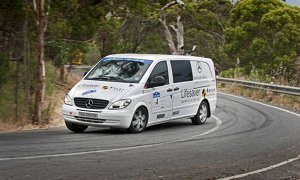 Mercedes-Benz Entered a Van in the Classic Adelaide Rally