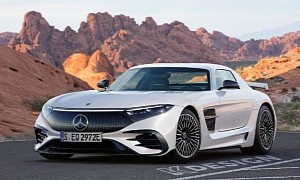 Mercedes-Benz EQ SLS AMG Rendering Manages to Make EQS Features Look Good