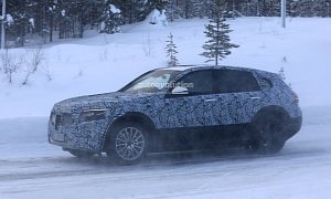 Mercedes-Benz EQC Spied Winter Testing, All-Electric SUV Hides Futuristic Look