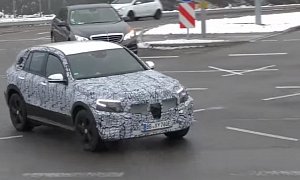 Mercedes-Benz EQC Spotted in Traffic, Production-Ready Model Expected in Geneva