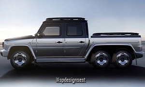 Mercedes-Benz EQG 6x6 Electric Pickup Wants to Make the Tesla Cybertruck Kiss the Ring