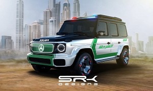 Mercedes-Benz EQG Looks Ready to Fight Digital Crime, Adopts Dubai Police Livery