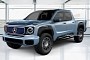 Mercedes-Benz EQG Truck Rendered as a Soft-Looking Electric G-Class Pickup
