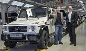 Mercedes-Benz G-Class Milestone: More than 20,000 Units Built in One Year