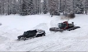Mercedes-Benz G63 AMG 6x6 Stripped of Deity Status after Getting Stuck in Snow