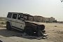 Mercedes-Benz G63 AMG Burns Down in Saudi Arabia, Carcass Looks Abandoned