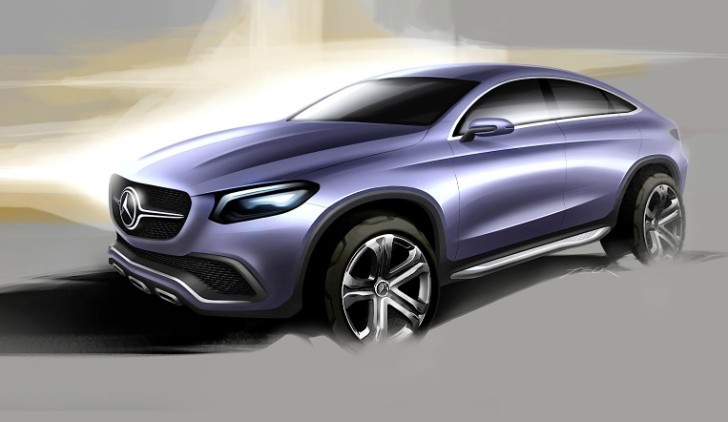 Mercedes-Benz Concept Coupe SUV Sketch