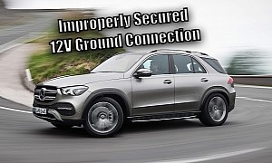 Mercedes-Benz GLE Recalled Over Improperly Secured 12V Ground Connection