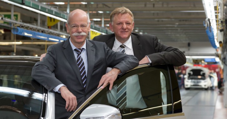 Dieter Zetsche and Andreas Renschler With the S 400 Hybrid
