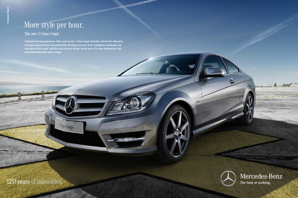 Mercedes-Benz Launches C-Klasse Coupe More Style Per Hour Campaign