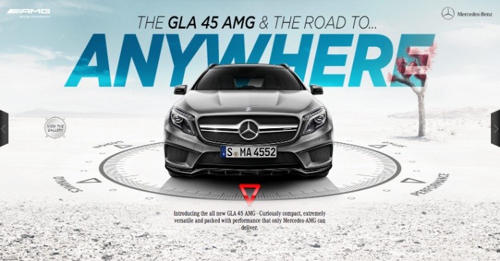 Mercedes-Benz GLA 45 AMG Web Special Print Screen