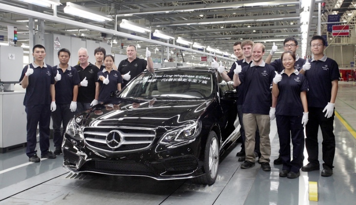 Mercedes-Benz E-Class W212 Long-Wheelbase Launch in China