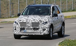 Mercedes-Benz M-Class W166 Facelift to be Rolled Out in the Fall of 2015