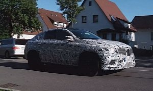 Mercedes-Benz ML Coupe Prototype Seen Testing in Suburban Stuttgart