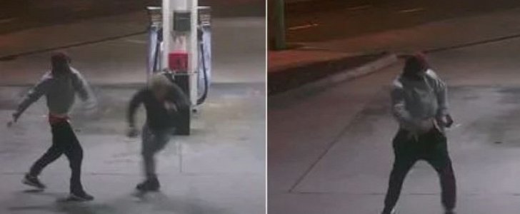 Carjacker attacks Mercedes-Benz owner at gas station in Victoria, Australia