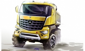 Mercedes-Benz Previews New Range of ‘Arocs’ Trucks