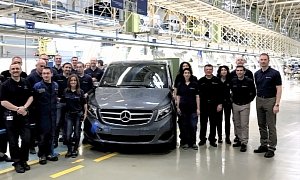Mercedes-Benz Produces 100,000th V-Class at Vitoria Plant In Spain