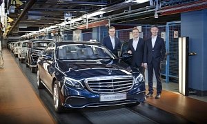 Mercedes-Benz Produces First New E-Class, Many, Many More to Follow