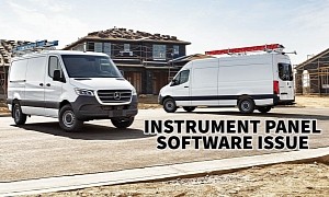 Mercedes-Benz Recalls Sprinter Over Instrument Cluster Software Issue