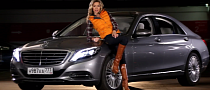 Mercedes-Benz S 500 W222 Gets Reviewed by Hot Anastasia Tregubova