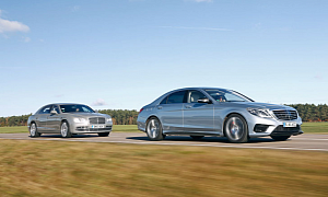 Mercedes-Benz S 63 AMG 4Matic vs Bentley Flying Spur by AutoBild