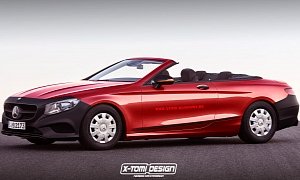 Mercedes-Benz S-Class Cabrio Rendered In Base-Spec Version, Comes from Parallel Universe