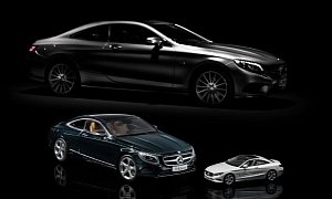 Mercedes-Benz S-Class Coupe Gets Shrunk by Norev and iScale