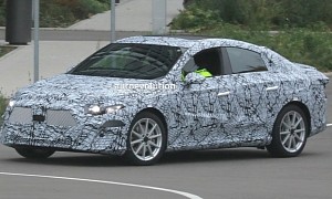 Mercedes' Tesla Model 3 Rival Spied Makes Spy Shot Debut, Might Be Called the EQC