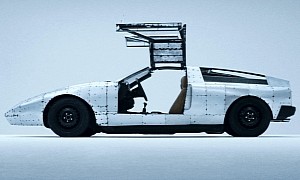 Mercedes-Benz Shows Off C 111 Art Car and It Looks Like It's Full of Bullet Holes