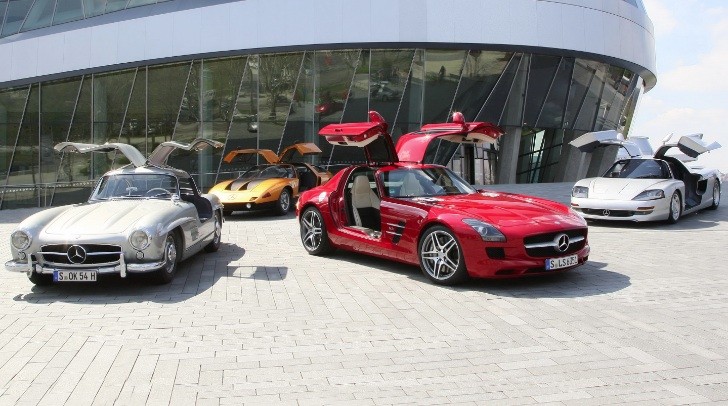 Mercedes-Benz 300 SL, C111, SLS AMG and C112