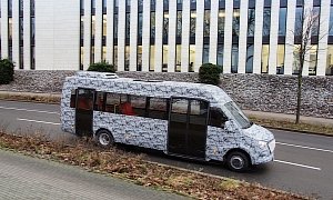 Mercedes-Benz Sends The New Sprinter Minibus Out For Testing