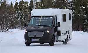 Mercedes-Benz Sprinter Spotted Testing Caravan Conversion, It Fits Just Right