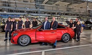 Mercedes-Benz Starts Manufacturing 2018 E-Class Coupe, Deliveries Start In March