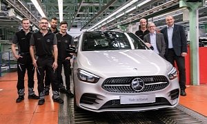 Mercedes-Benz Starts Production Of New B-Class In Germany